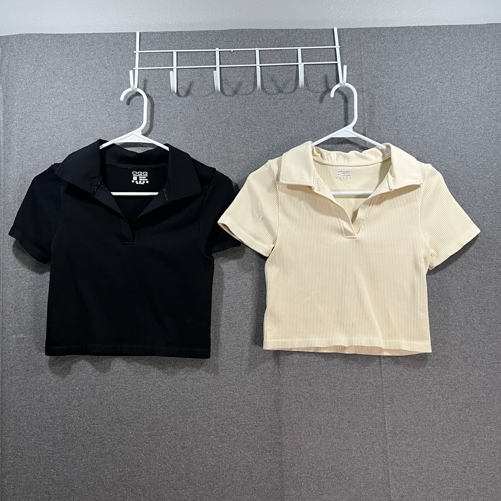 Other OQQ Women's 2 Piece Collar Crop Short Sleeve Size M / US 6-8 / IT 42-44 - 1 Thumbnail