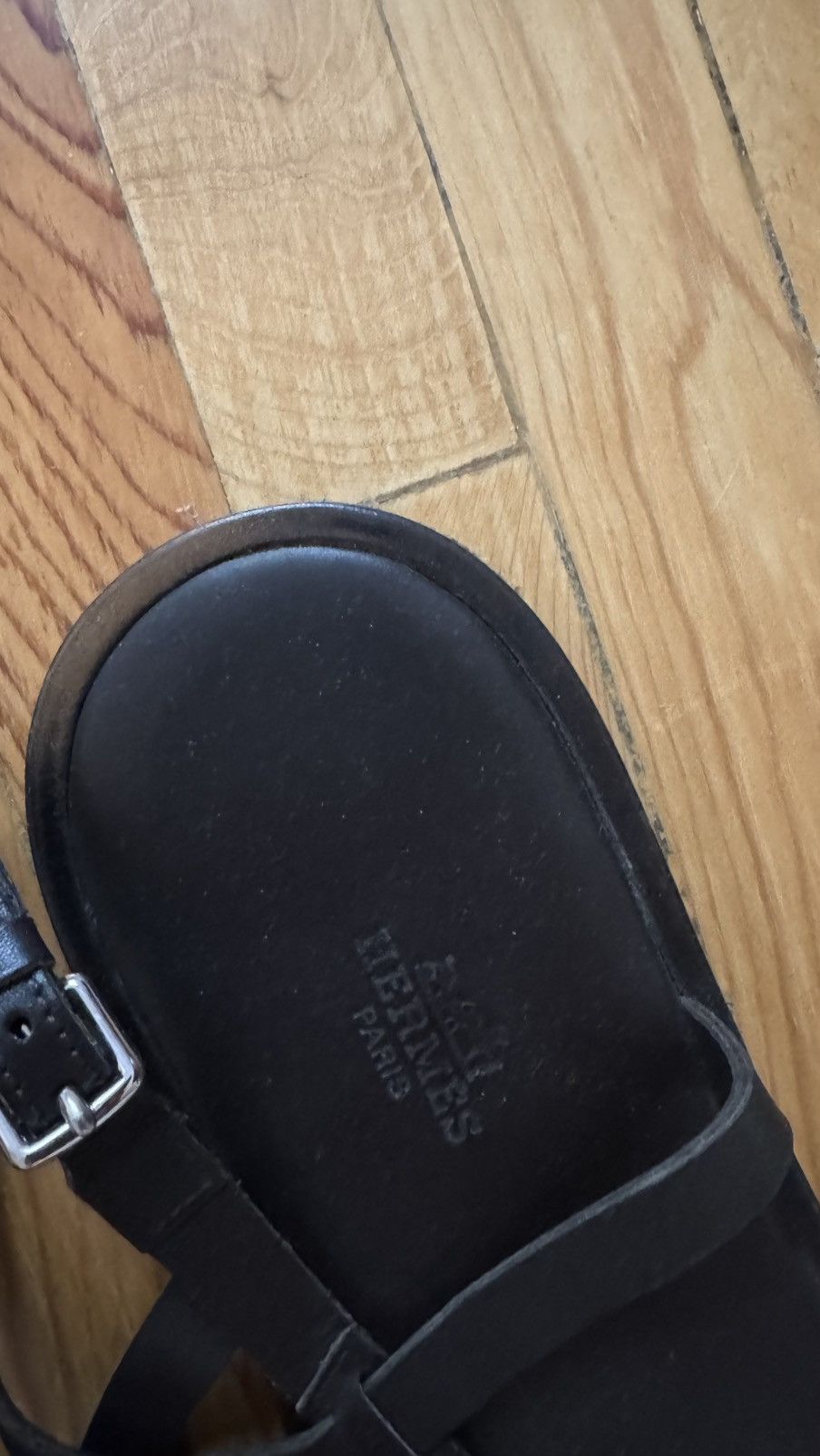 Hermes Hermès leather roman sandals Size US 7 / EU 40 - 3 Thumbnail
