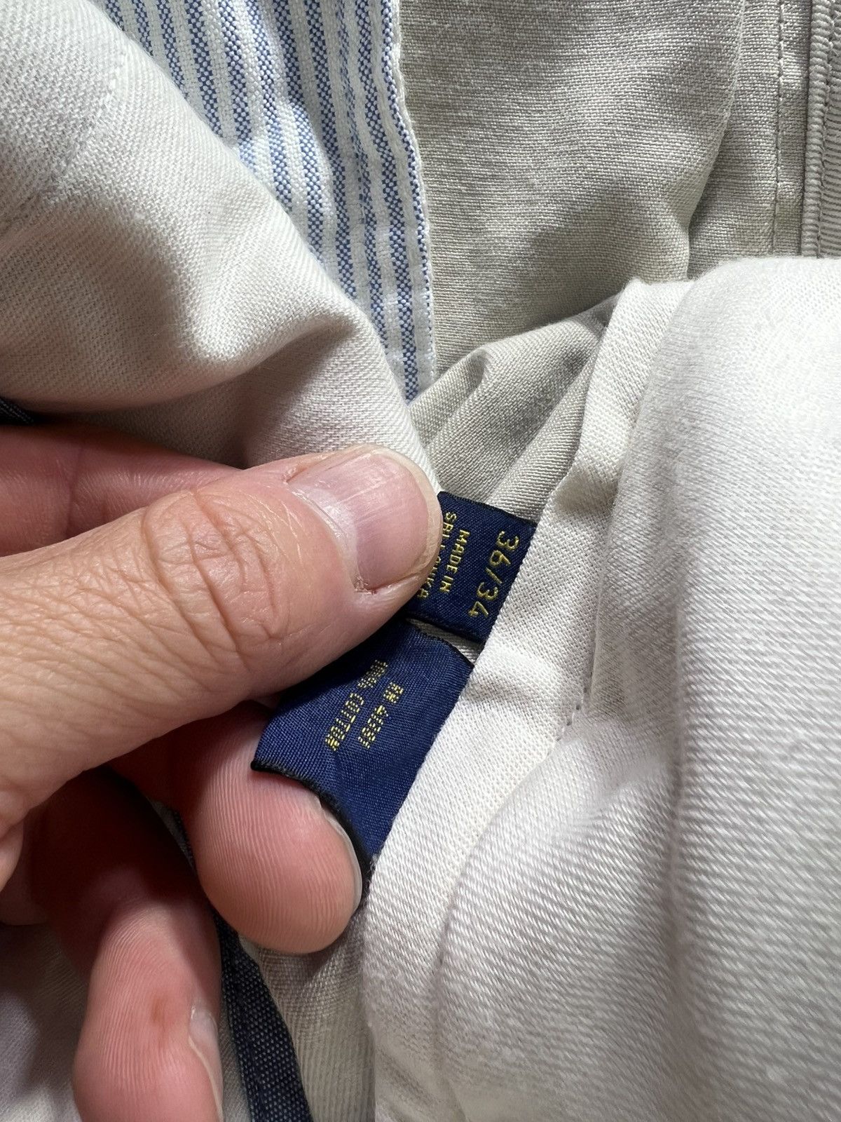 Polo Ralph Lauren Polo Ralph Lauren Chino Pants Stretch Classic Fit Sz 36x34 Size US 36 / EU 52 - 7 Thumbnail