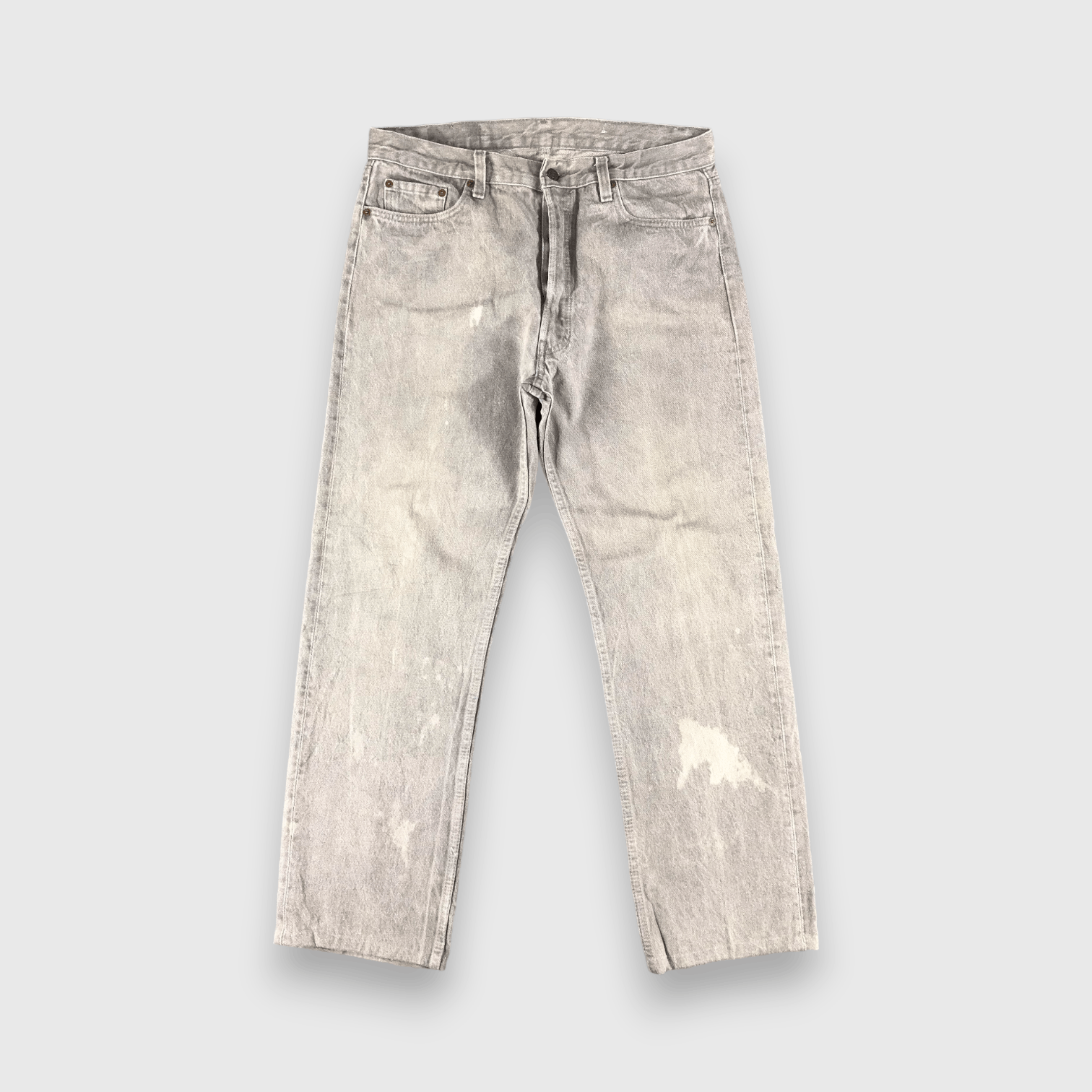 Levi's 90s Vintage Ash Gray Levis 501 Jeans-J2614 Size US 34 / EU 50 - 1 Thumbnail