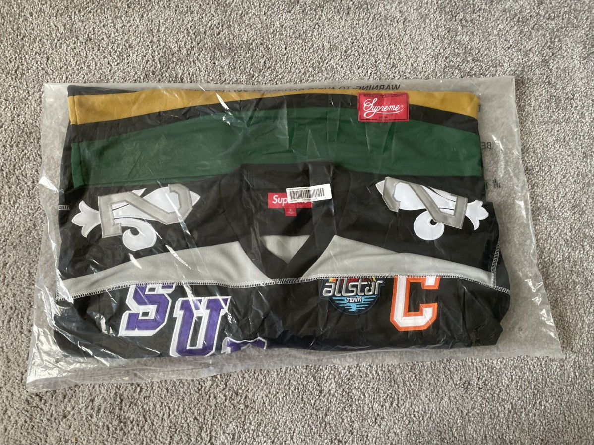 Supreme Supreme Panel Hockey Jersey Black Small Size US S / EU 44-46 / 1 - 1 Thumbnail