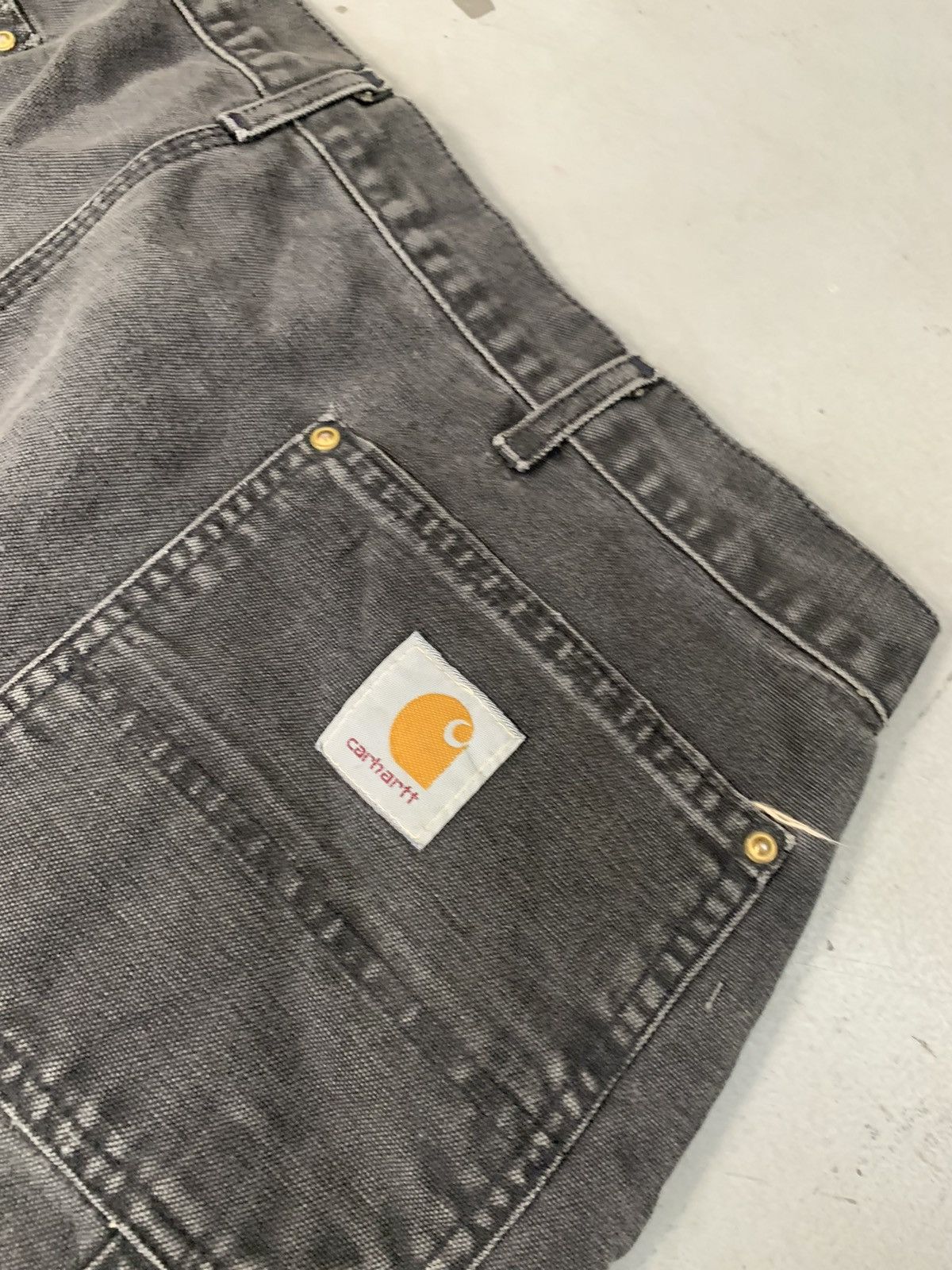 Carhartt Vintage Carhartt b01 BLK double knee workwear denim Size US 40 / EU 56 - 7 Thumbnail