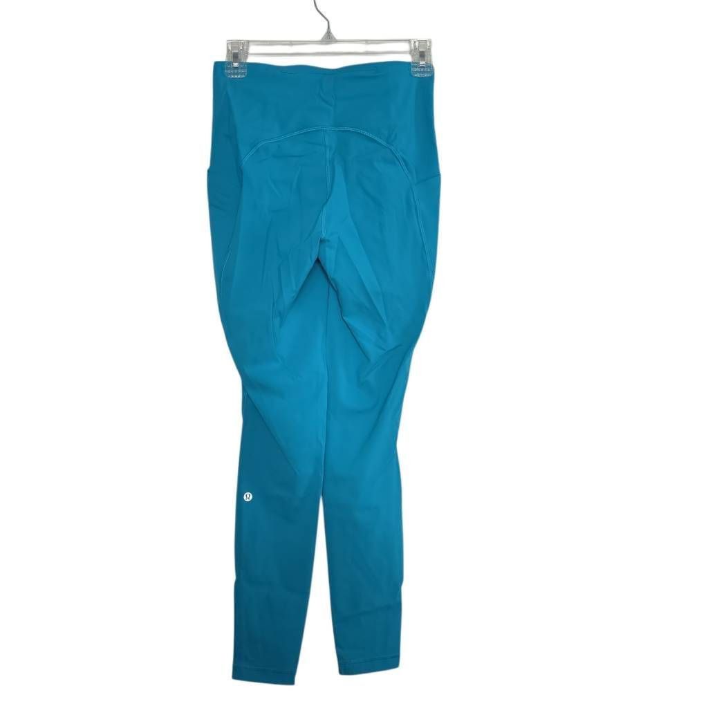 Lululemon Lululemon Women's Size 6 Blue 28" Compression Leggings with Size 28" / US 6 / IT 42 - 2 Thumbnail
