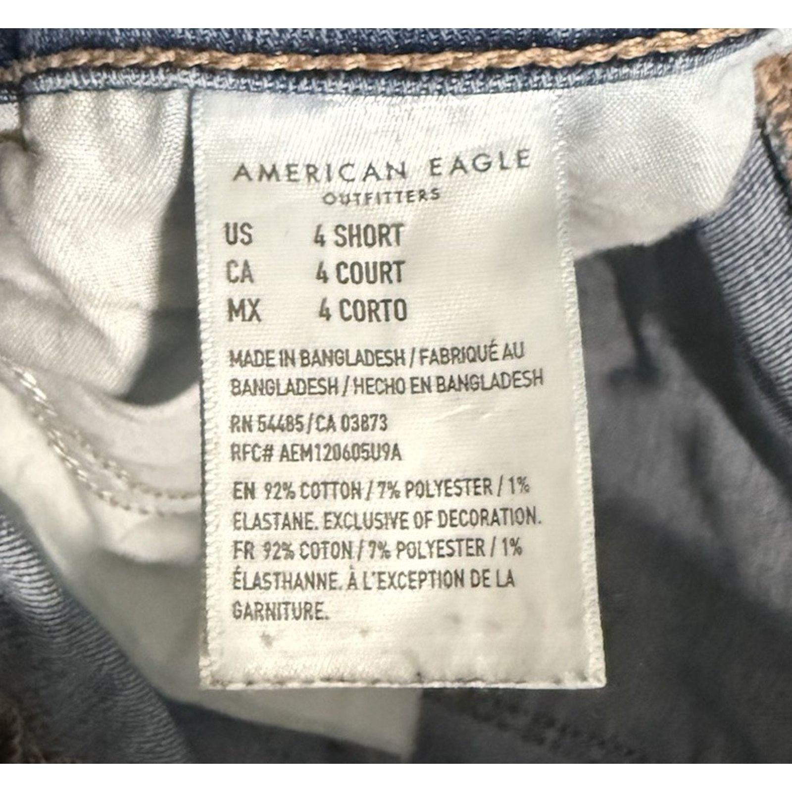 American Eagle Outfitters American Eagle Jeans Womens 4 Denim Pants Super Hi Rise Size 27" / US 4 / IT 40 - 7 Thumbnail