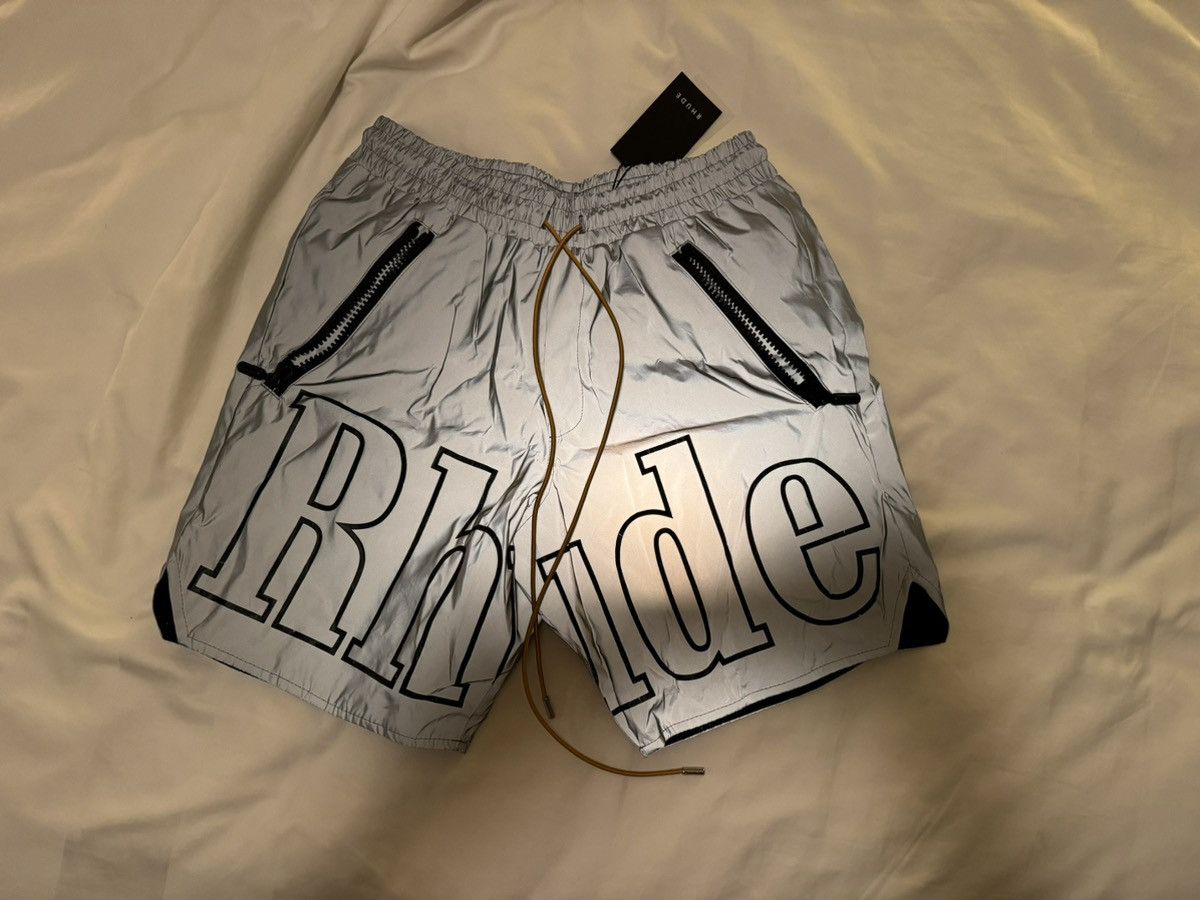Rhude Rhude Swim Reflective Shorts 3M/Black Size US 30 / EU 46 - 1 Thumbnail