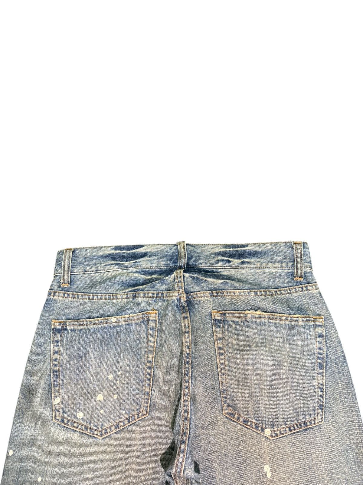 JNCO Vintage Japanese Brand Mud Wash Painted Distress Jean Shorts Size US 32 / EU 48 - 4 Thumbnail