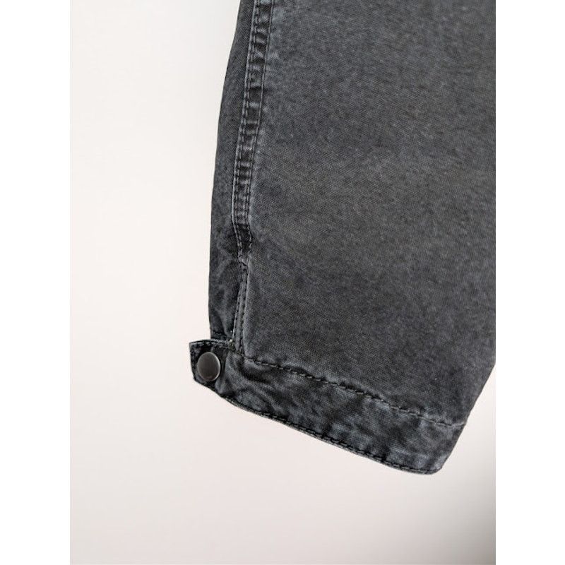 Saint Laurent Paris o1rshd1 Corduroy-Trimmed Cotton Canvas Work Jacket in Black Size US M / EU 48-50 / 2 - 7 Thumbnail