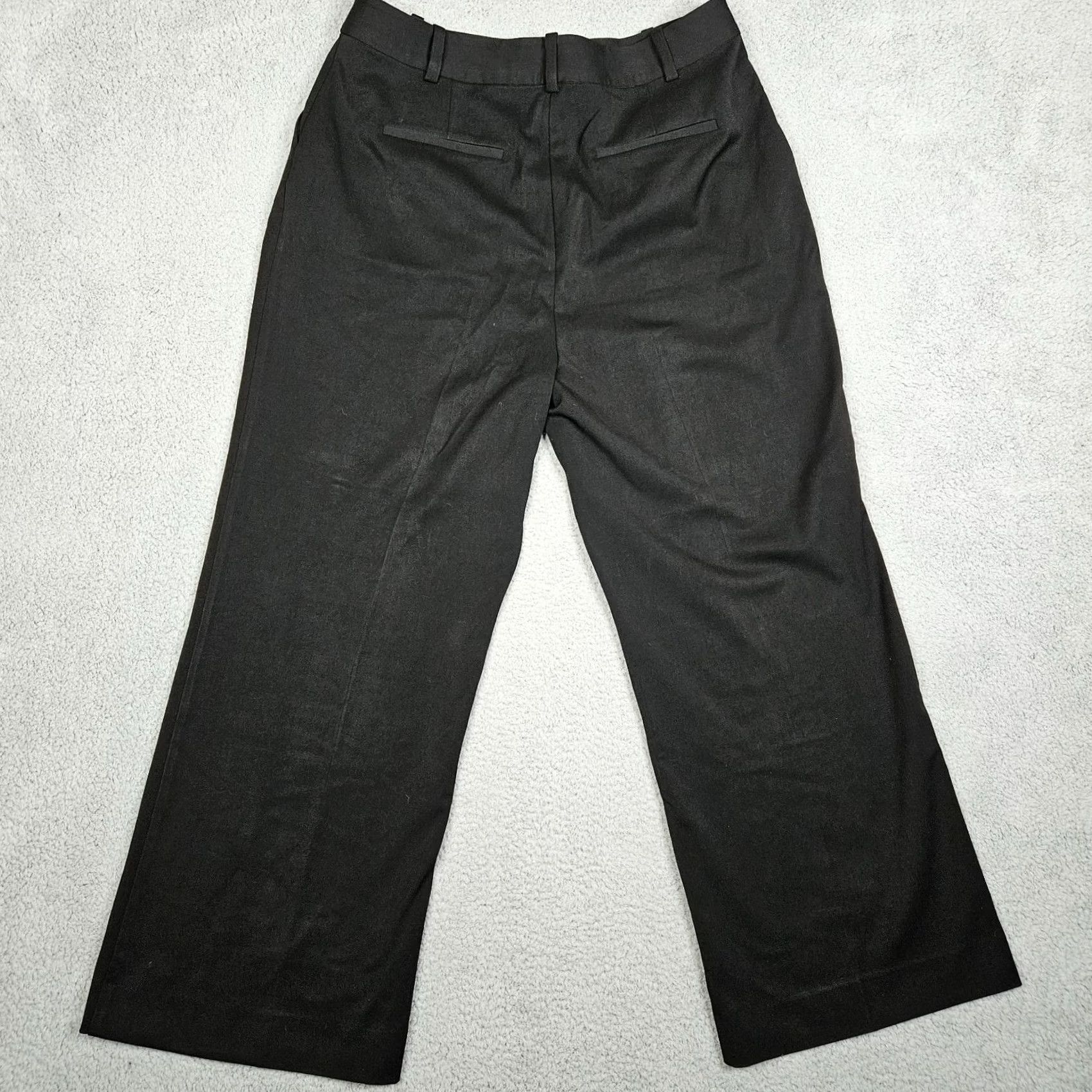 Vintage Favorite Daughter Pants Women’s High Rise Black Wide Leg Straight Size 18 Regular Inseam See Pictures For Measurements Size 40" / US 18 - 2 Thumbnail