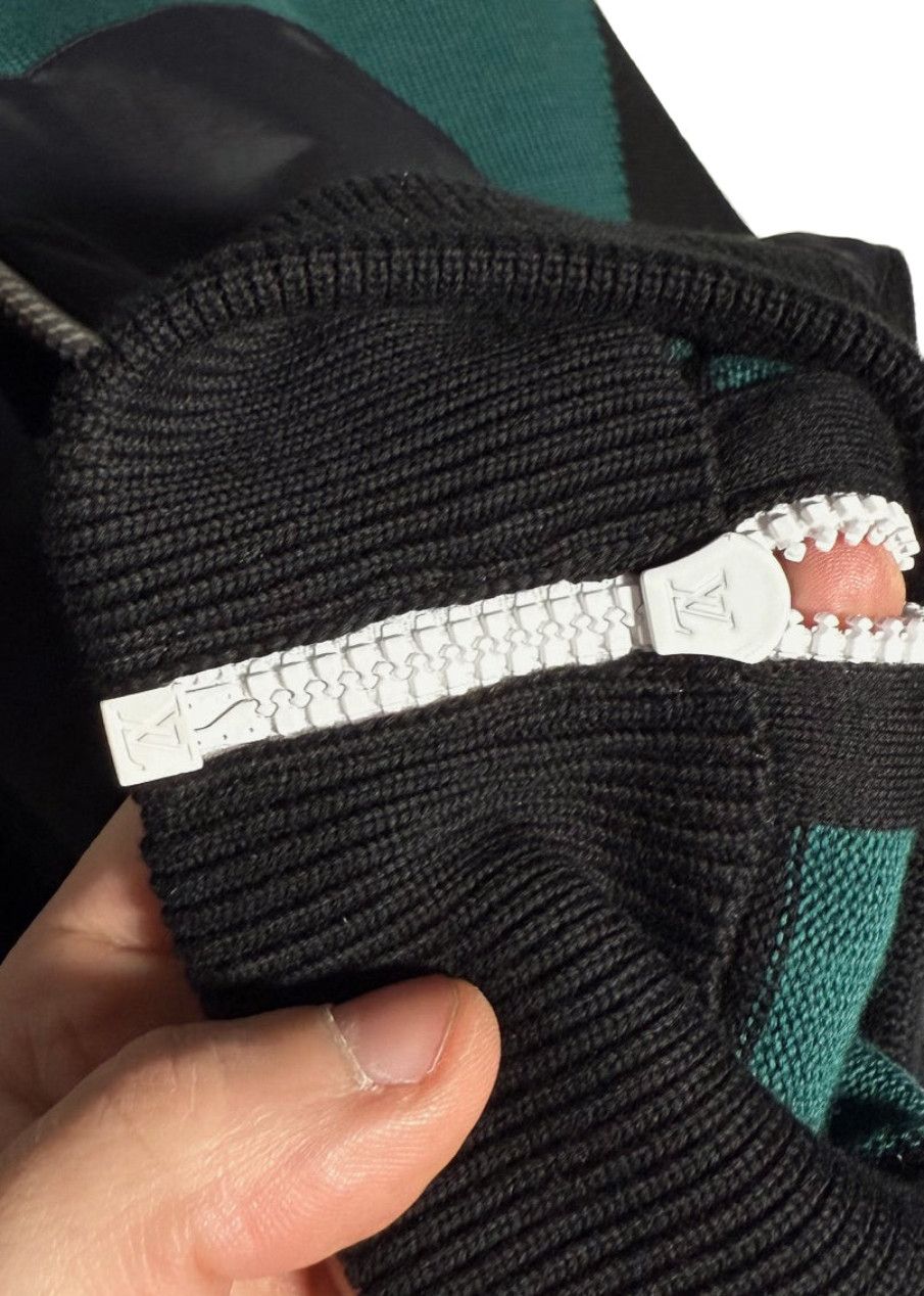 Louis Vuitton Louis Vuitton SS23 Green Black Colourblock Hybrid Zip Hoodie Size US XL / EU 56 / 4 - 7 Thumbnail