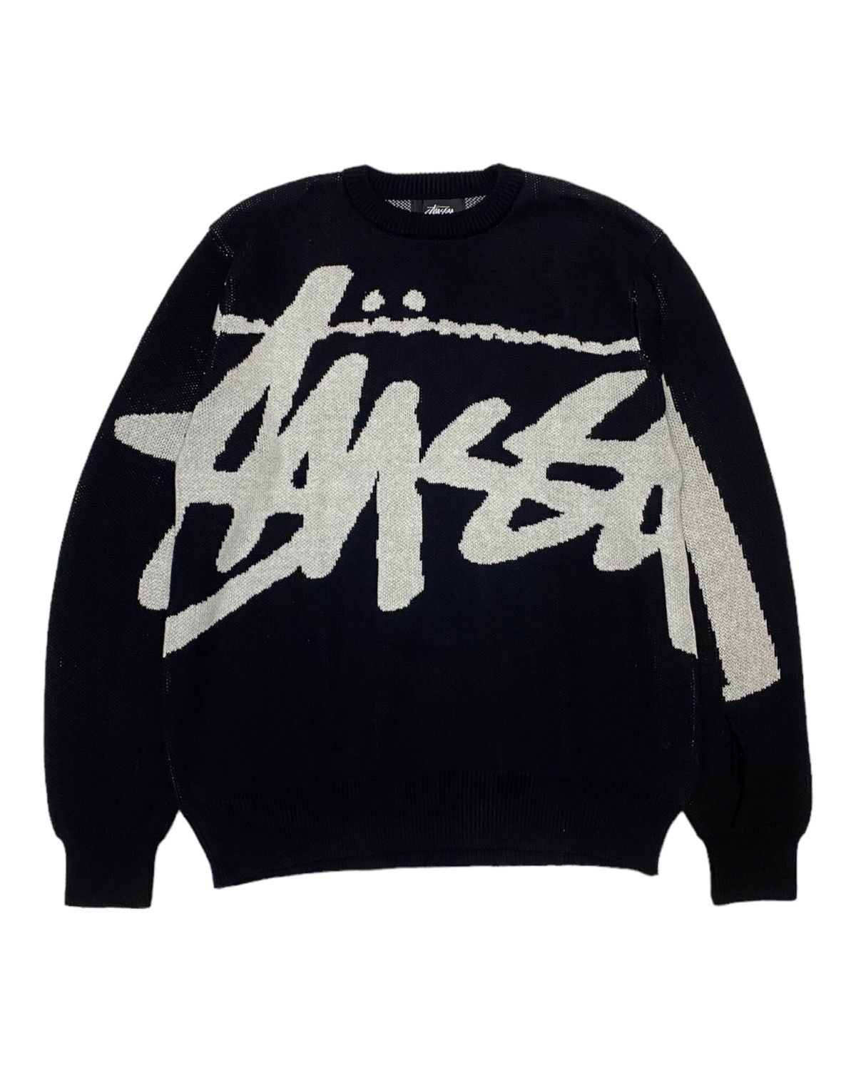 Stussy Gothic Sweater Black | Grailed