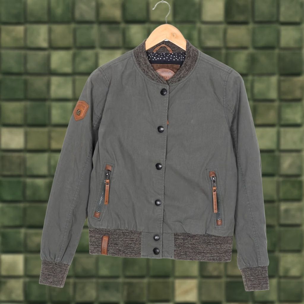 Vintage VINTAGE NAKETANO Bomber Jacket Women S Lightweight Lined MJ3894 Size S / US 4 / IT 40 - 1 Thumbnail