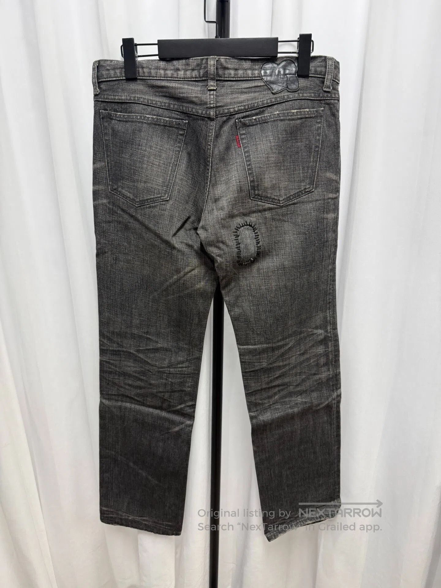 Japanese Brand Rare N.9 Red Line Jeans. Size US 30 / EU 46 - 4 Thumbnail