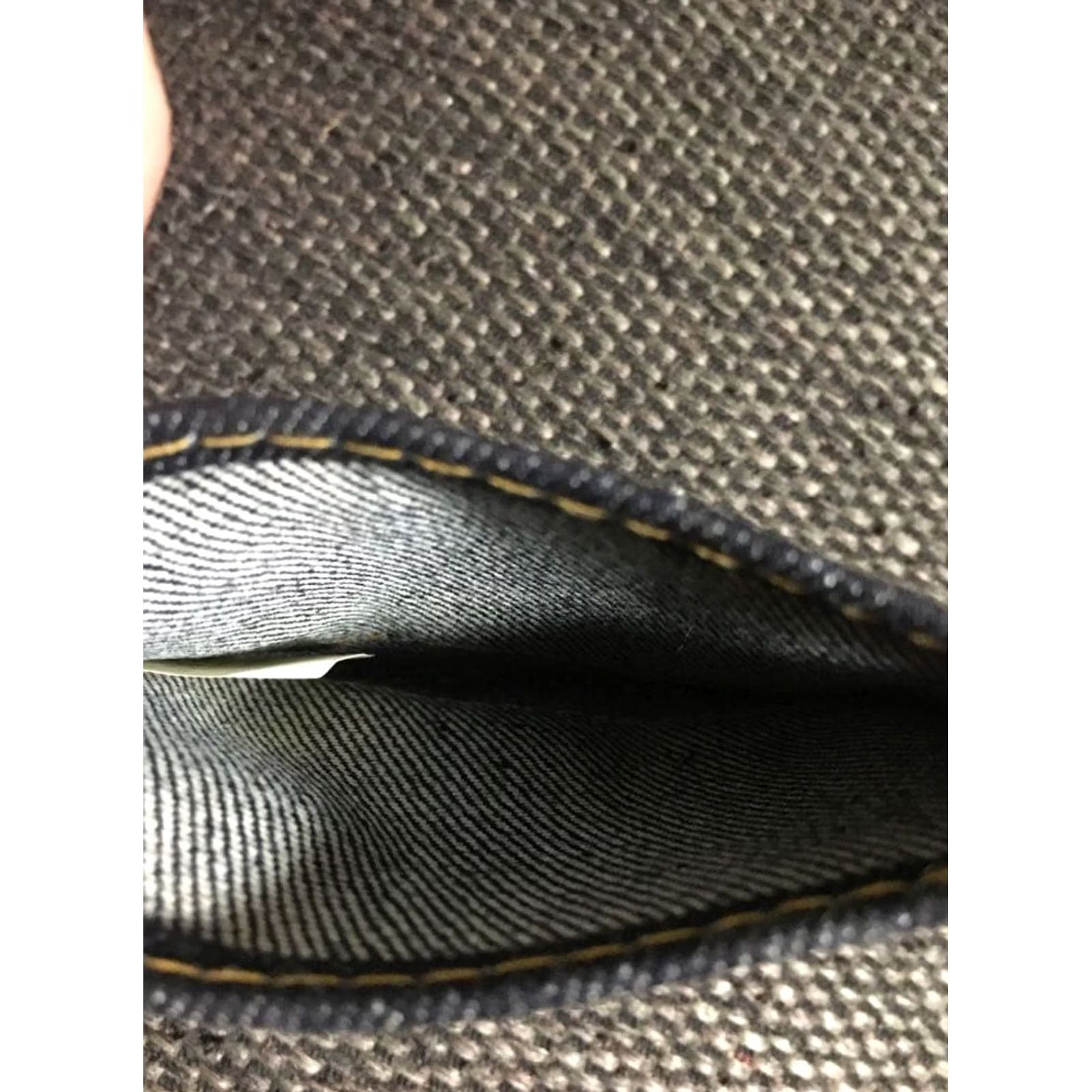 Ralph Lauren RRL Ralph Lauren Logo Embroided Card Case Holder Indigo Denim Pre-owned Wallet Unisex 8cm 11cm Indigo Logo Denim Men Women Accessories Size ONE SIZE - 3 Thumbnail