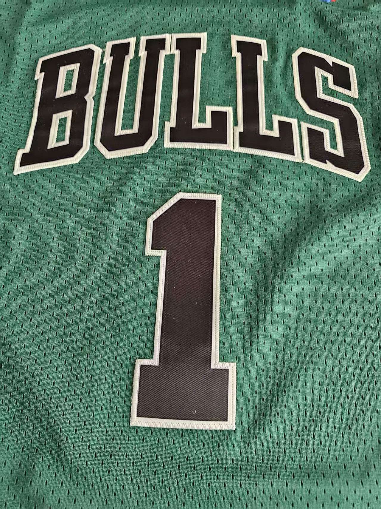 NBA 2008 2009 Bulls #1 Derrick Rose Jersey Green Size US XL / EU 56 / 4 - 5 Thumbnail