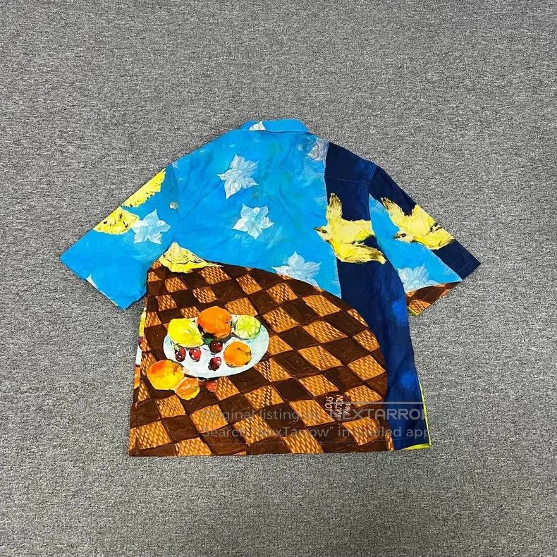 Louis Vuitton Louis Vuitton Baby Bird Floral Oil Painting Short Sleeve S Size US L / EU 52-54 / 3 - 2 Thumbnail