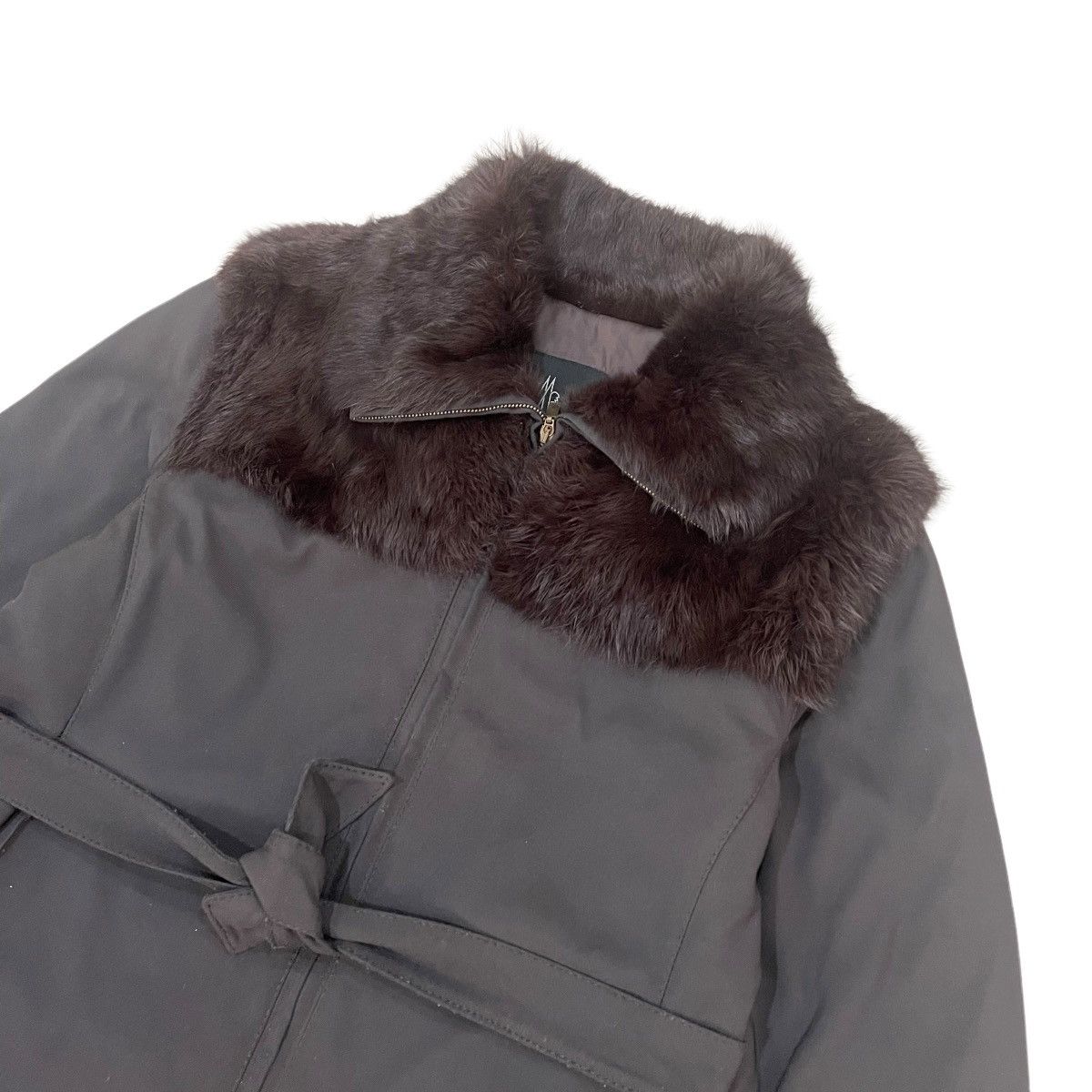 Moncler 🔥Moncler Down Faux Fur Collar Sleeve Zipper Jacket Size M / US 6-8 / IT 42-44 - 13 Thumbnail