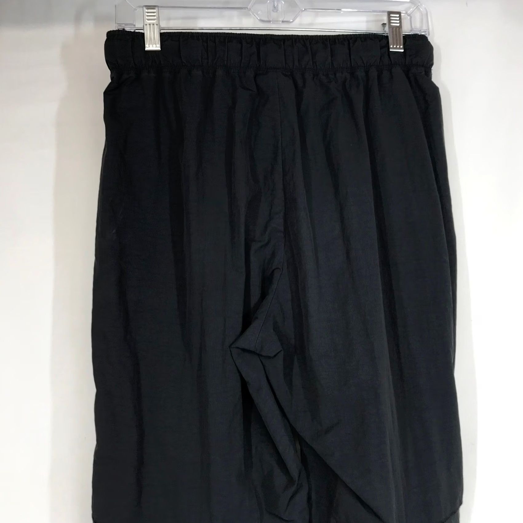 Nike Nike Black Nylon Track Pants Joggers Women S Slim Athletic Pockets Drawstring Tapered 100% Polyester Size 28" / US 6 / IT 42 - 5 Thumbnail
