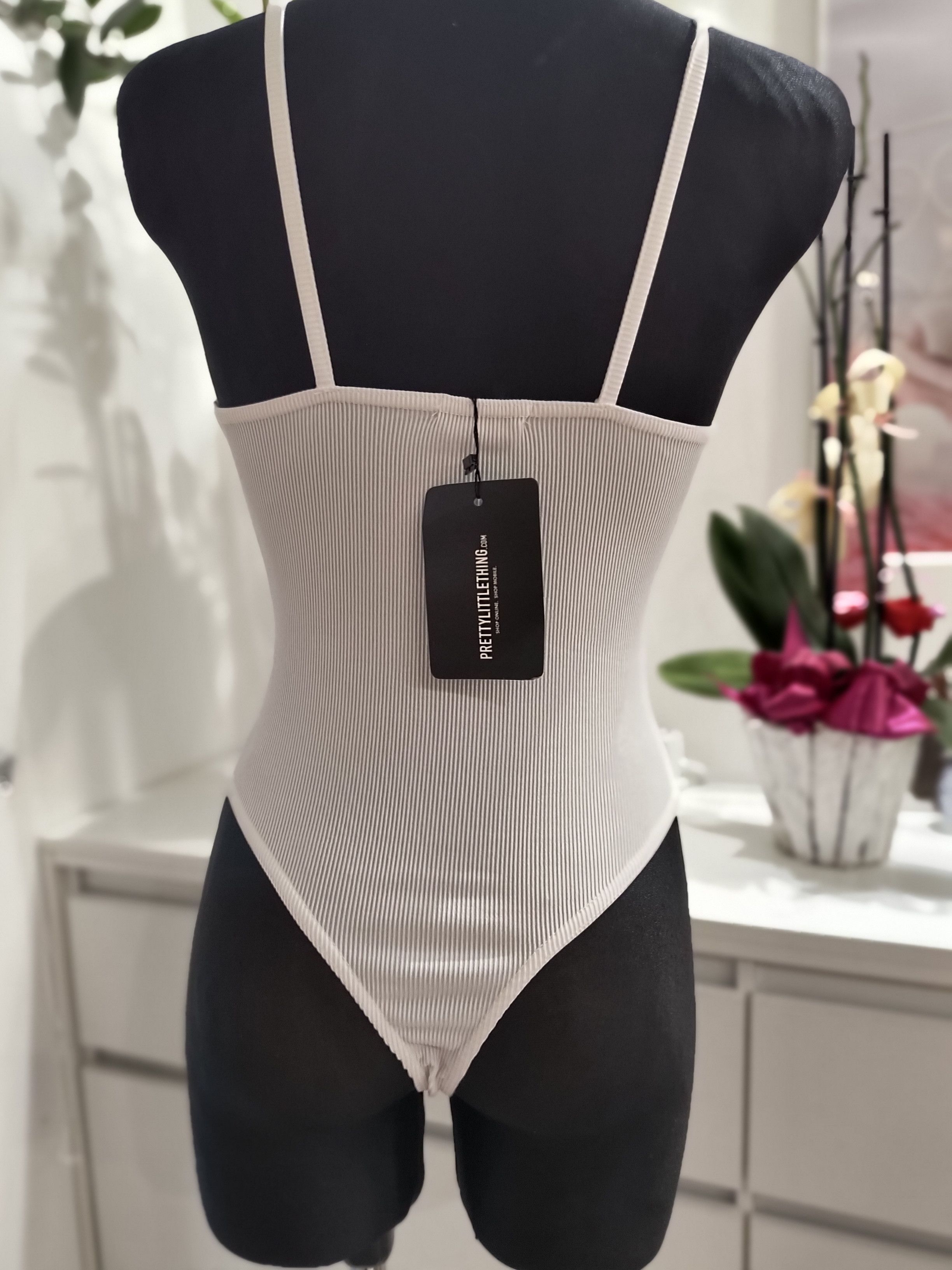 PrettyLittleThing White bodysuit S/36/8·PrettyLittleThing Size S / US 4 / IT 40 - 2 Thumbnail