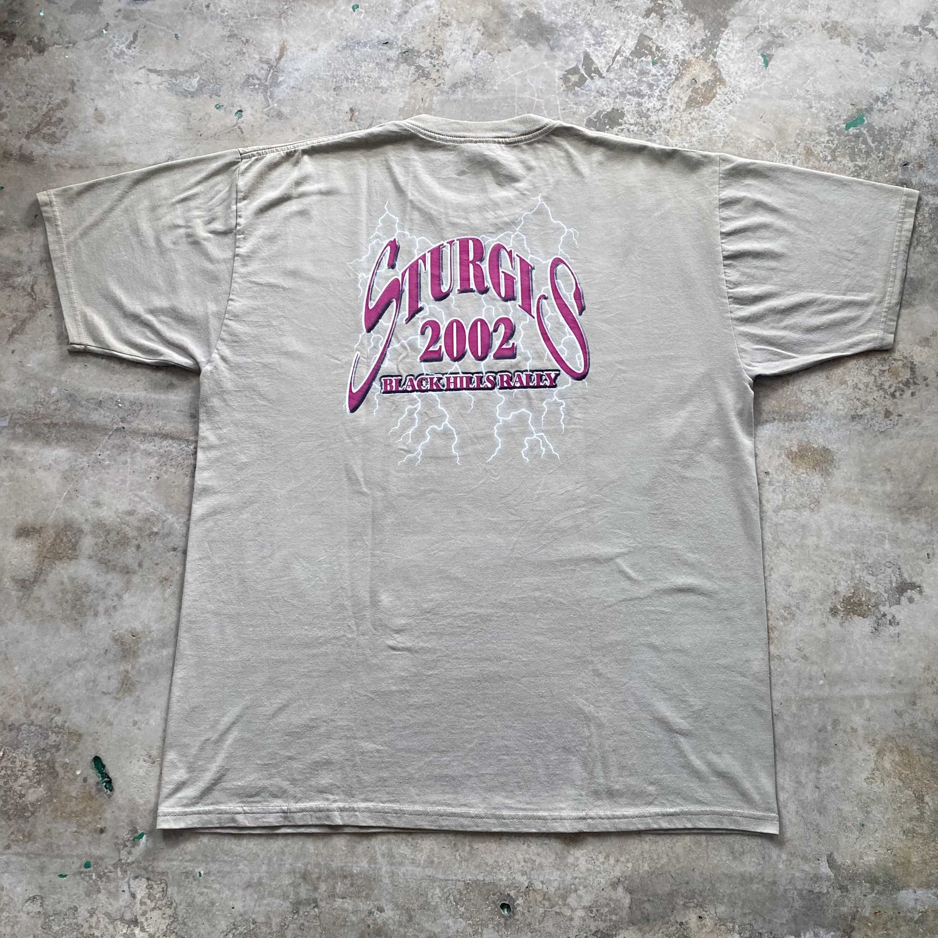 Vintage Vintage 2002 Sturgis Back Hills Rally T Shirt Size US XL / EU 56 / 4 - 3 Thumbnail