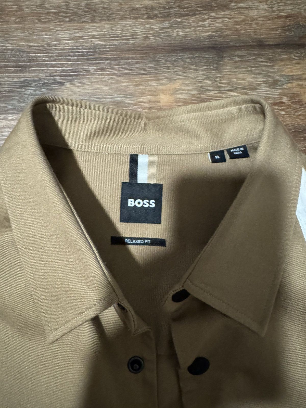 Hugo Boss Hugo Boss tan overshirt jacket Size US XL / EU 56 / 4 - 5 Thumbnail