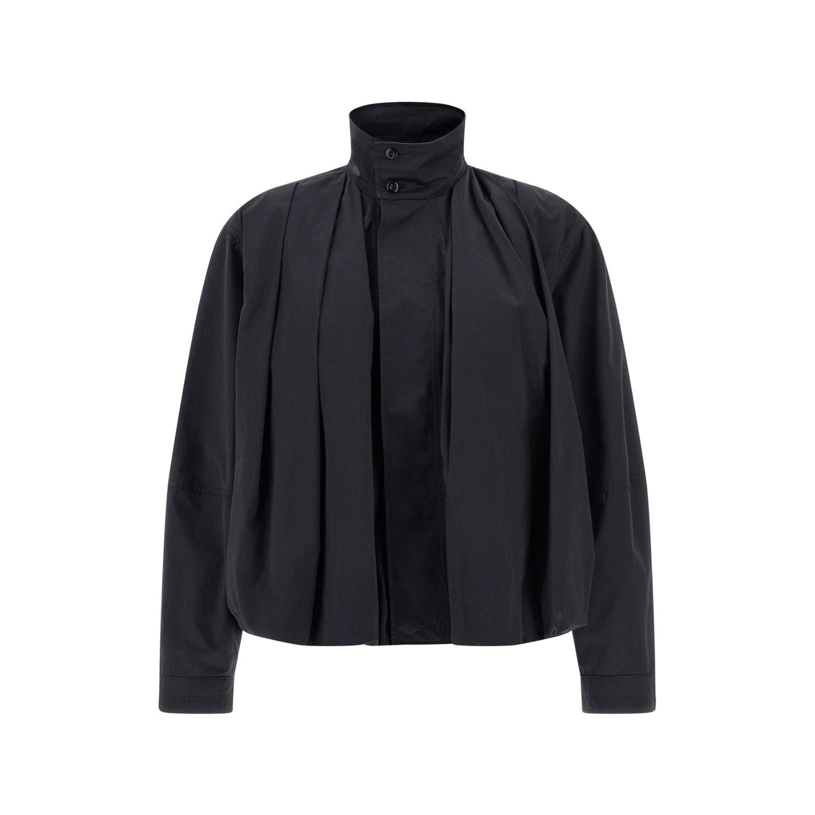 Lemaire LEMAIRE Soft Pleated Blue Cotton Jacket New & Authentic (Wom Size XL / US 12-14 / IT 48-50 - 1 Thumbnail