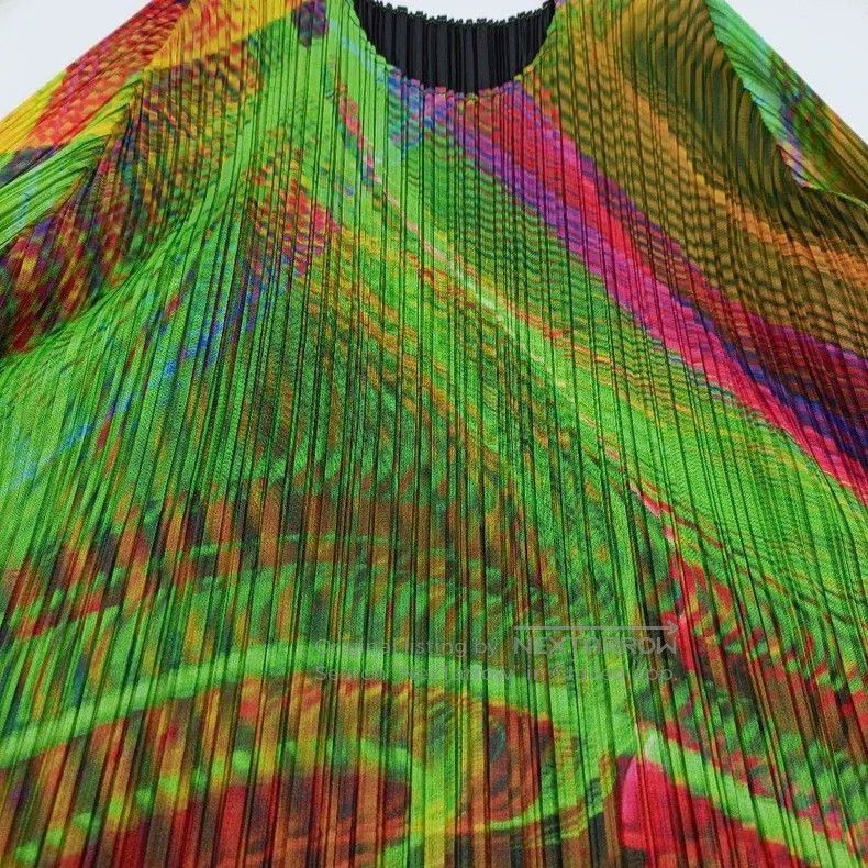 Issey Miyake Issey Miyake Green Long-Sleeve Top Size XXL / US 16-18 / IT 52-54 - 4 Thumbnail