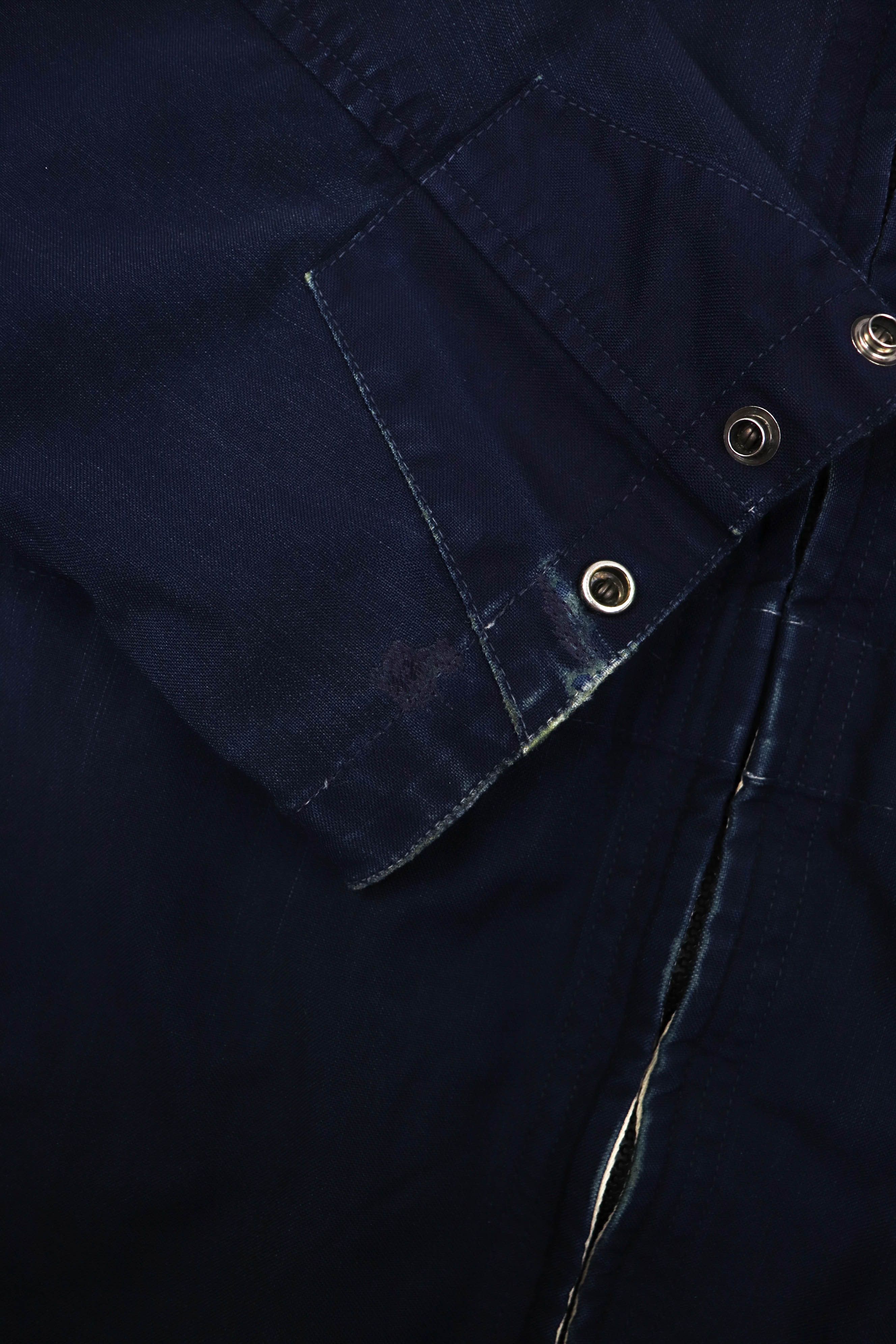 Stone Island Stone Island SS’01 Vintage 00s Virgin Wool Hooded Zip Jacket Size US XL / EU 56 / 4 - 8 Thumbnail