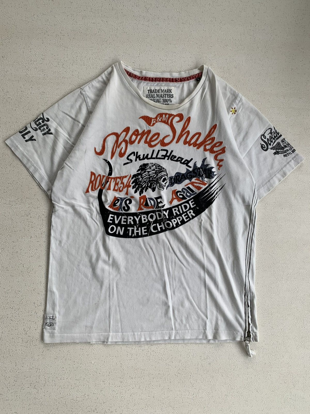 Japanese Brand Y2K Japanese Trade Mark Bone Shake Tee Size US M / EU 48-50 / 2 - 1 Thumbnail