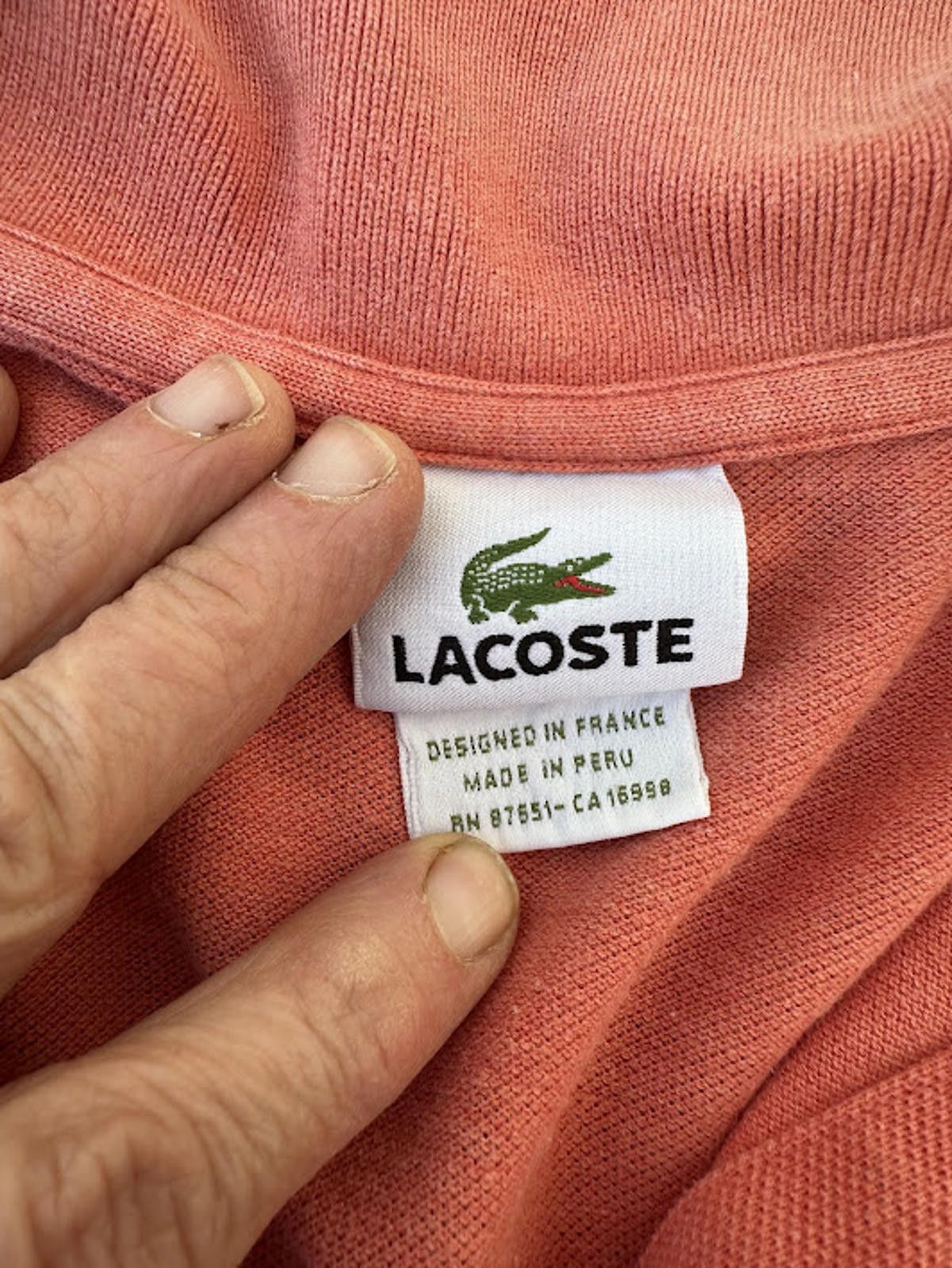 Lacoste Lacoste Salmon Polo Shirt Small Classic Fit Size US S / EU 44-46 / 1 - 5 Thumbnail