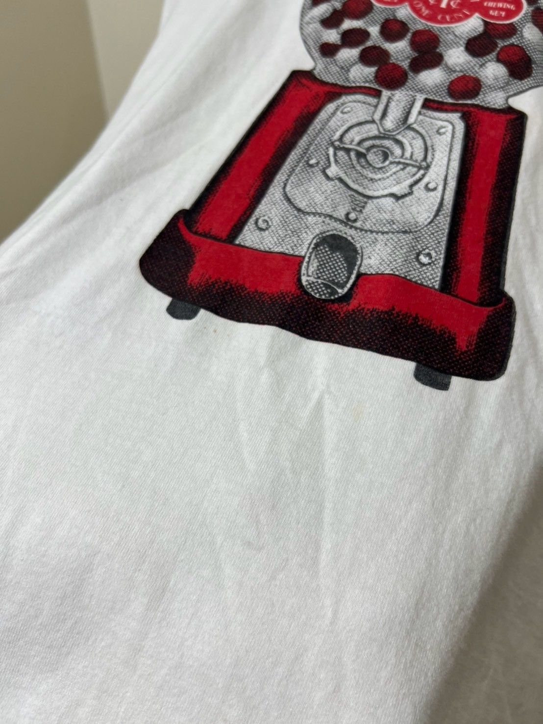 Vintage Vintage 90's Ball Gum One Cent shirt bnz01 Size US XL / EU 56 / 4 - 3 Thumbnail