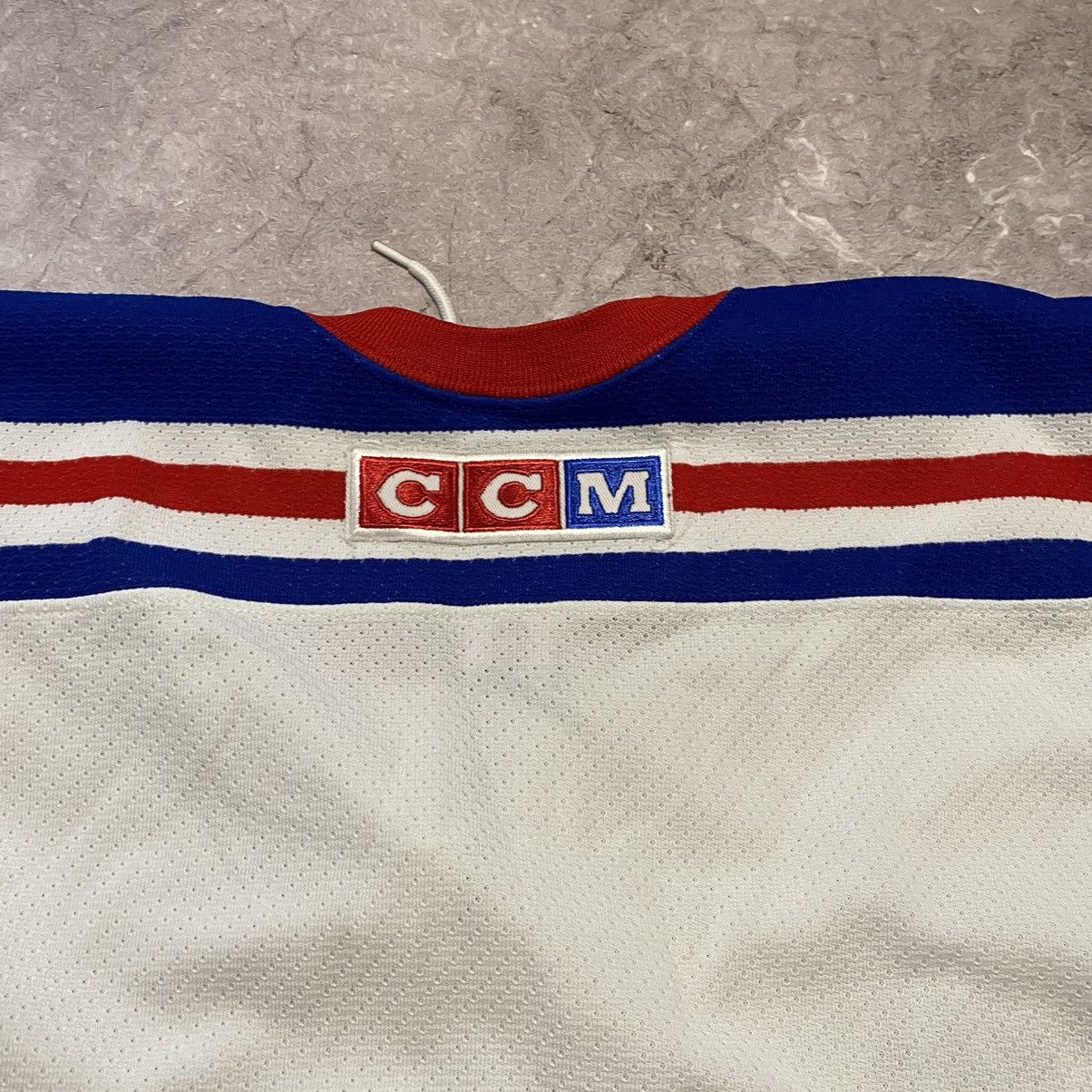 NHL × Vintage VINTAGE NEW YORK YANKEES RANGERS NHL HOCKEY JERSEY CCM 90s Size US XL / EU 56 / 4 - 15 Thumbnail