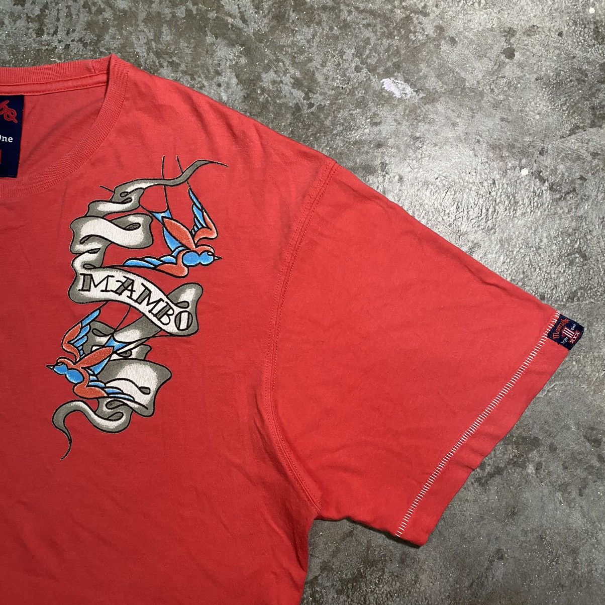 Mambo Y2K MAMBO MUMMYS BOY GRAPHIC SURF T SHIRT Size US L / EU 52-54 / 3 - 6 Thumbnail