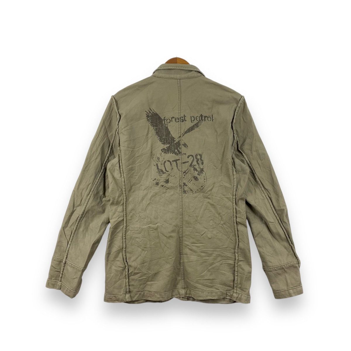 Vintage Vintage SAMUEL & KEVIN Forest Patrol LOT-28 Khaki Jacket Size M / US 6-8 / IT 42-44 - 1 Thumbnail