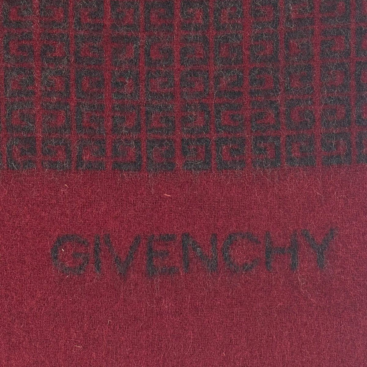 Givenchy × Vintage Vintage Givenchy Japan Cashmere Scarf Muffler Size ONE SIZE - 5 Thumbnail