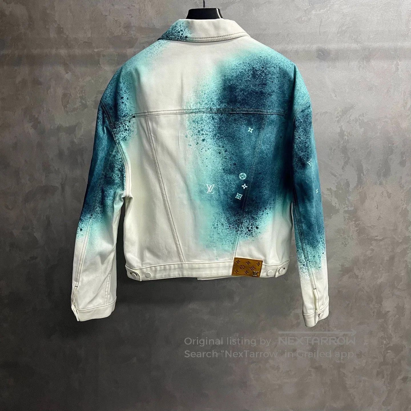 Louis Vuitton louis vuitton white denim jacket with graphic design. Size US L / EU 52-54 / 3 - 2 Thumbnail