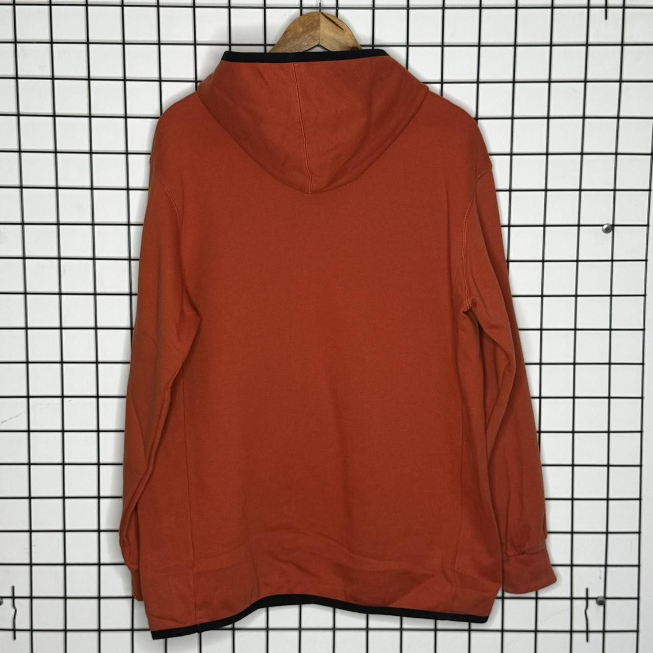 Nike Nike Vintage Mini Swoosh Logo Orange Hoodie Size US XL / EU 56 / 4 - 2 Thumbnail