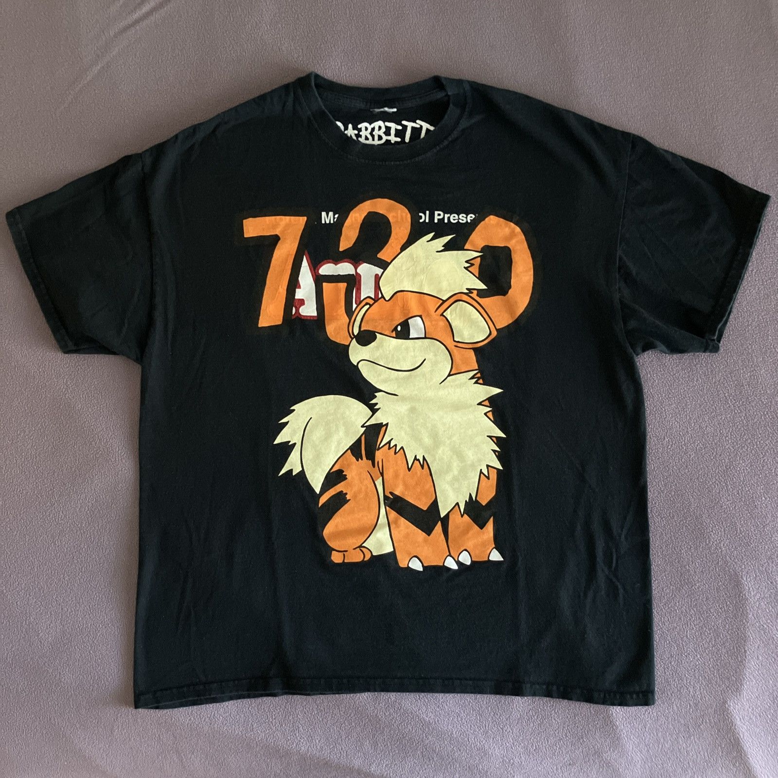 Asspizza 730 PRINTING BABBITT REVIVED POKÉMON GROWLITHE TEE Size US L / EU 52-54 / 3 - 2 Thumbnail