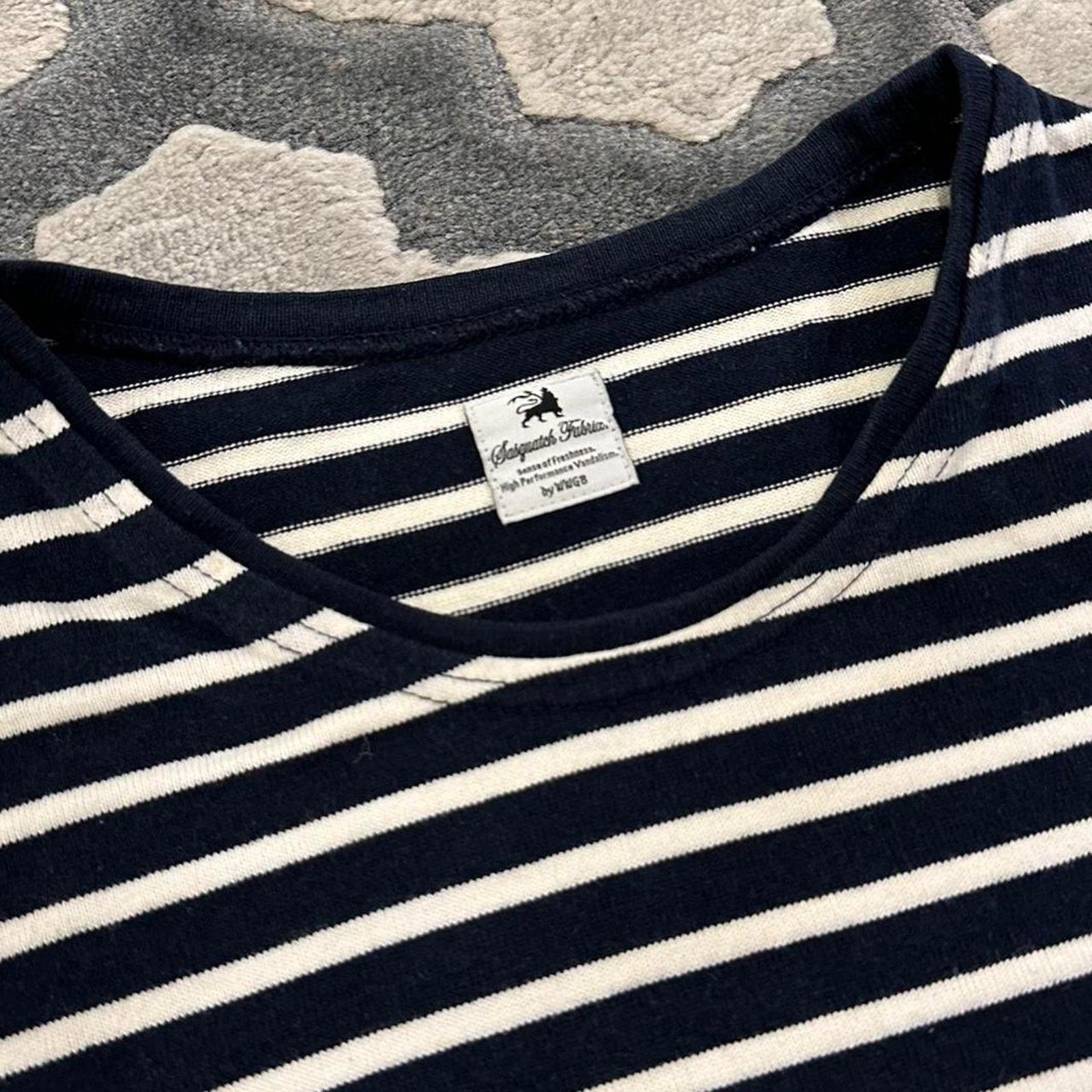 Sasquatchfabrix Sasquatchfabrix striped long sleeve whitenavy Size US S / EU 44-46 / 1 - 3 Thumbnail