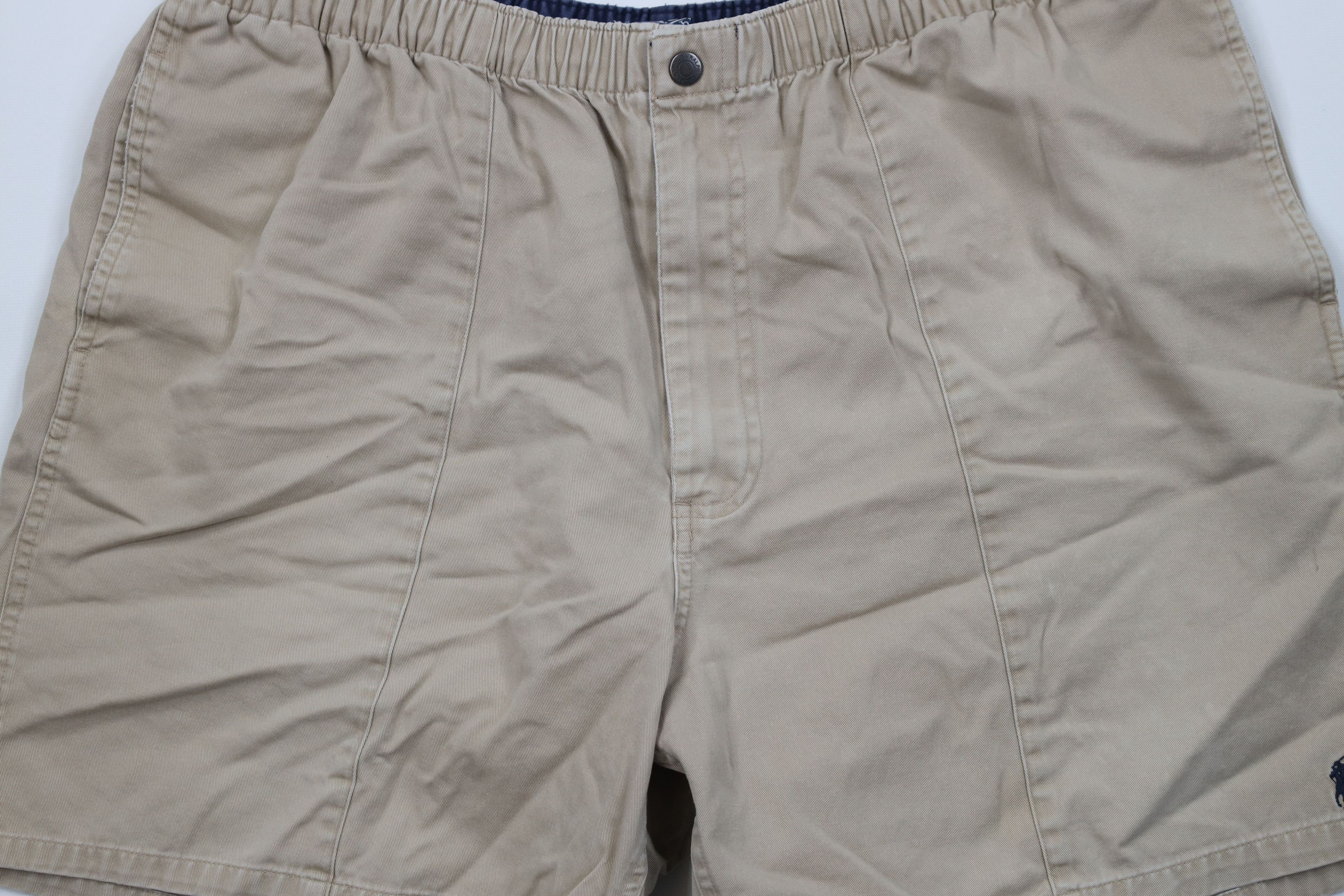 Polo Ralph Lauren Vintage 90s Ralph Lauren Above Knee Shorts Beige Cotton Size US 38 / EU 54 - 3 Thumbnail