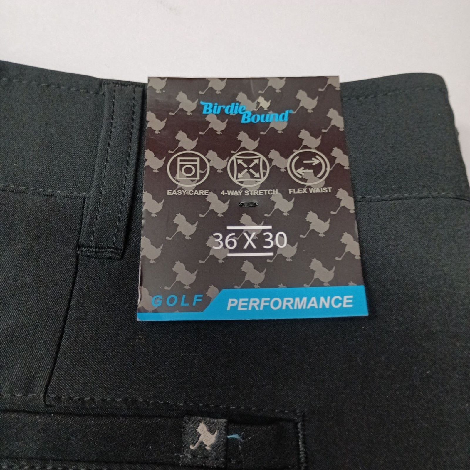 Other Birdie Bound Golf Pants Men's Size 36x30 Black Flex Straight Size US 36 / EU 52 - 2 Thumbnail