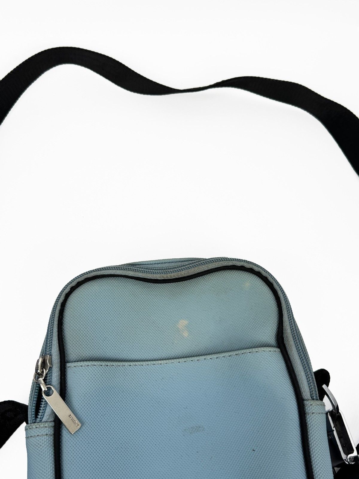 Lacoste Lacoste Vintage Unisex Shoulder Blue Bag Size ONE SIZE - 3 Thumbnail