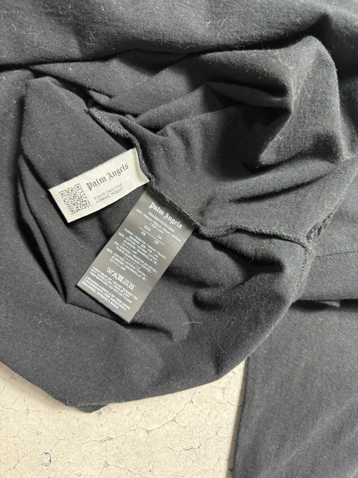Palm Angels Palm Angels Big Logo Long Sleeve Luxury Black Size XS Size US XS / EU 42 / 0 - 7 Thumbnail