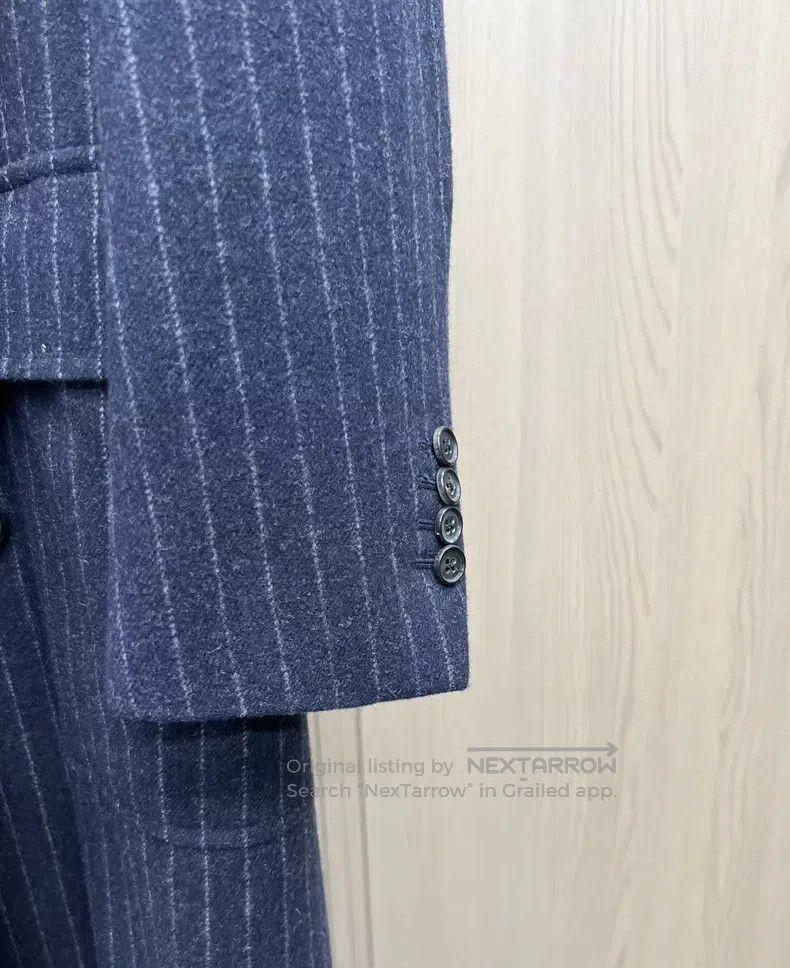 Hermes Hermes Italian striped wool coat, 100% premium wool Size US S / EU 44-46 / 1 - 3 Thumbnail