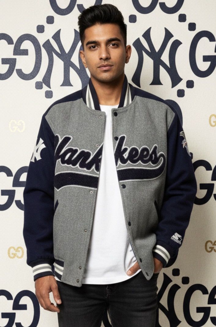 New York Yankees 🔥 vintage varsity starter bomber wool yankees size S Size US S / EU 44-46 / 1 - 1 Thumbnail
