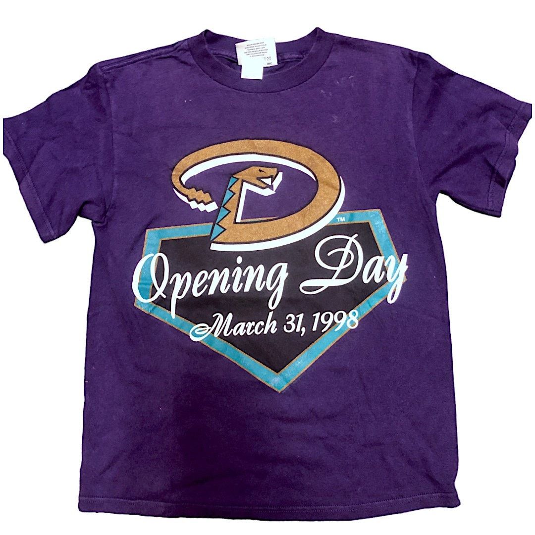 Lee × MLB Arizona Diamondbacks Opening Day 1998 Purple Shirt - Kids Lg Size US S / EU 44-46 / 1 - 1 Thumbnail