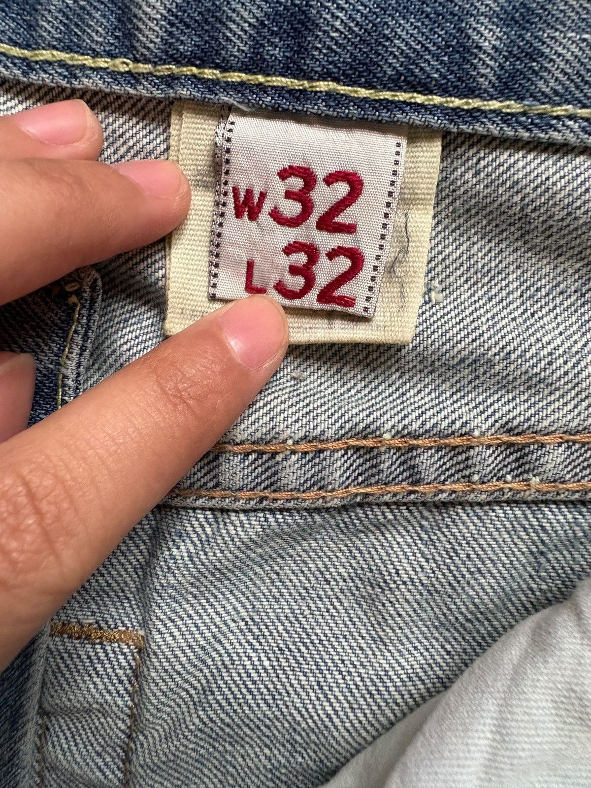 Abercrombie & Fitch Vintage Abercrombie Faded Wash Splattered Bootcut Jeans Size US 31 - 10 Thumbnail