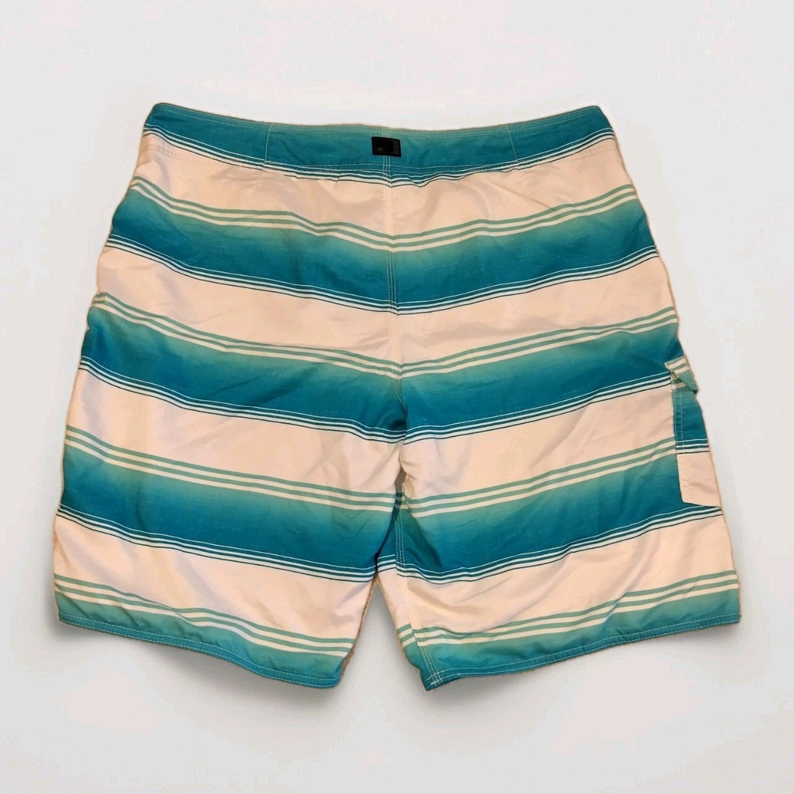O'Neill O'Neil Board Short Blue Striped Swim/Surf Trunks Men 40 Used Size US 40 / EU 56 - 5 Thumbnail