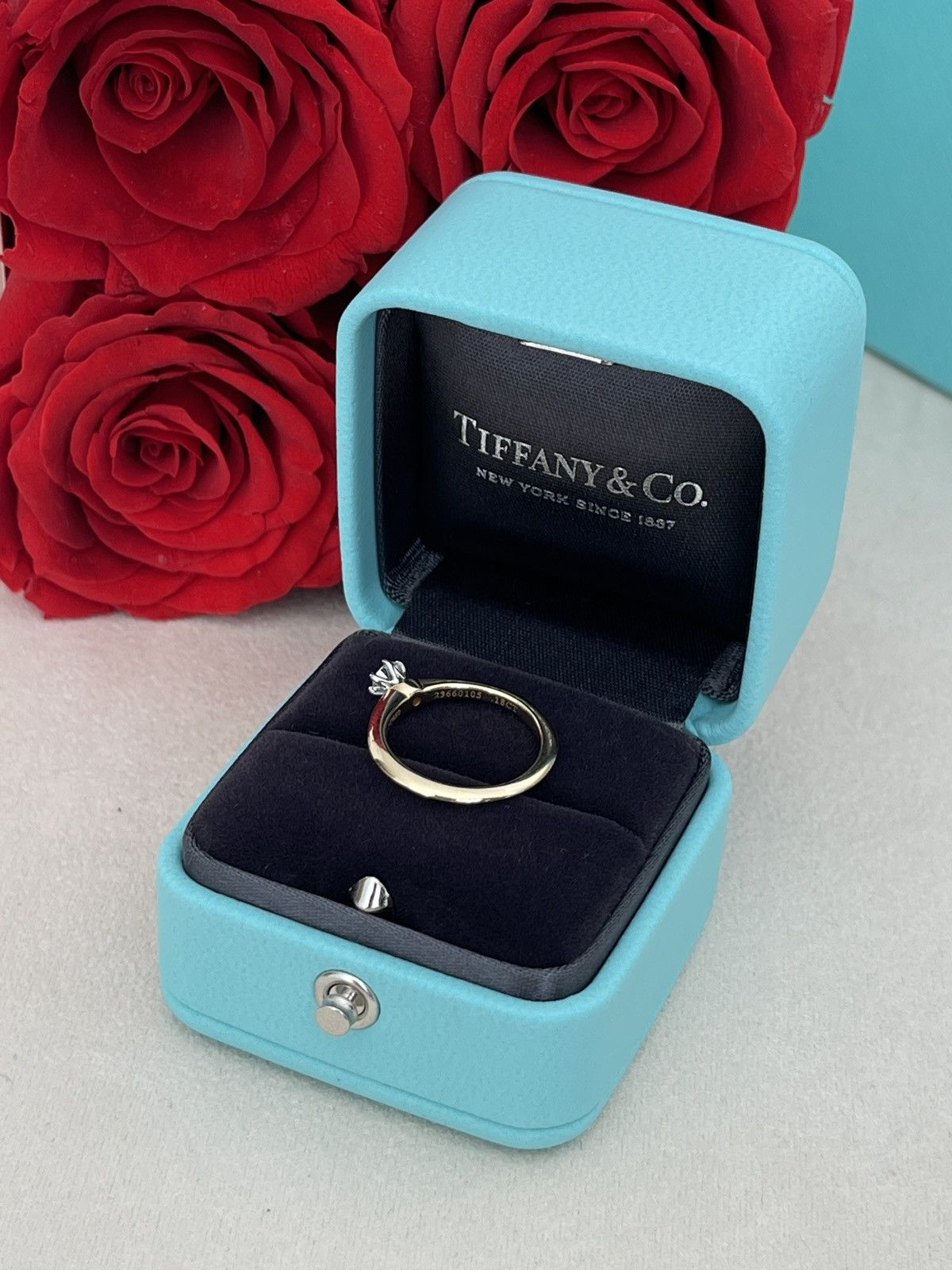 Tiffany & Co. Tiffany & Co. Solitaire YG Diamond Ring .18ct sz 4.5 Size ONE SIZE - 24 Thumbnail