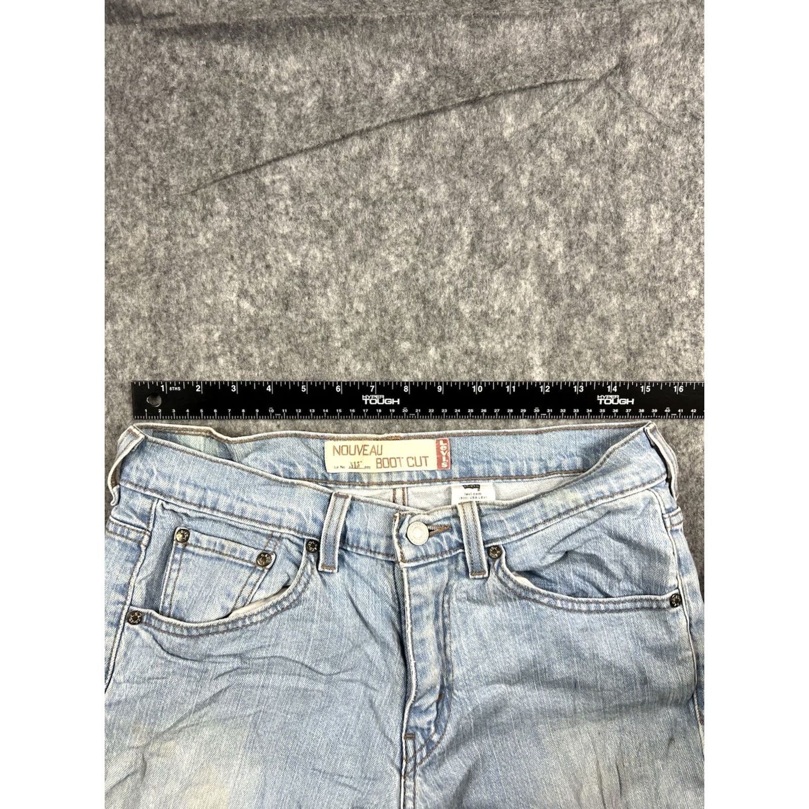 Levi's VINTAGE Levi's 515 Jeans Women's Regular Bootcut Light Wash 29 in Inseam Size 8 Blue Denim Stretch Flare Size 30" / US 8 / IT 44 - 3 Thumbnail