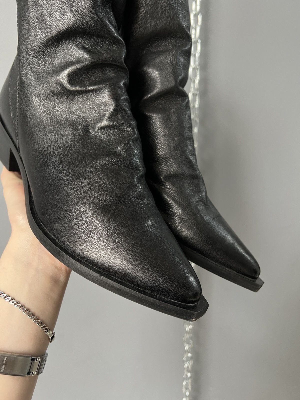 Guidi Avant garfe yohji yamamoto style y2k leather gothic boots Size US 7.5 / EU 40-41 - 4 Thumbnail